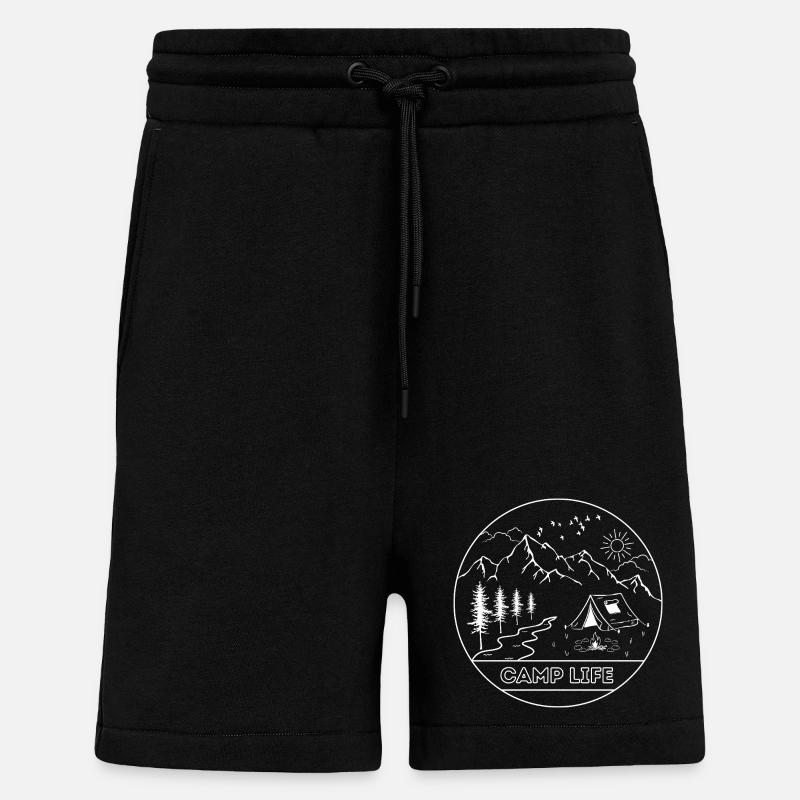 Lagerleben - Shorts - made by SPREAD - SOLID BLACK