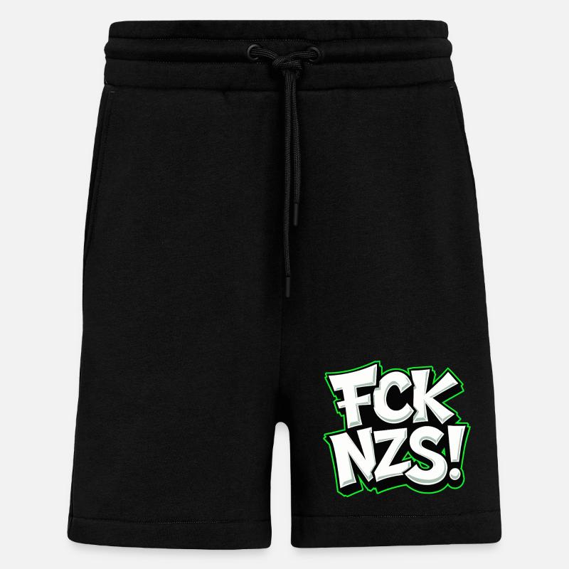 FCK NZS Statement gegen Rassismus - Shorts - made by SPREAD - SOLID BLACK