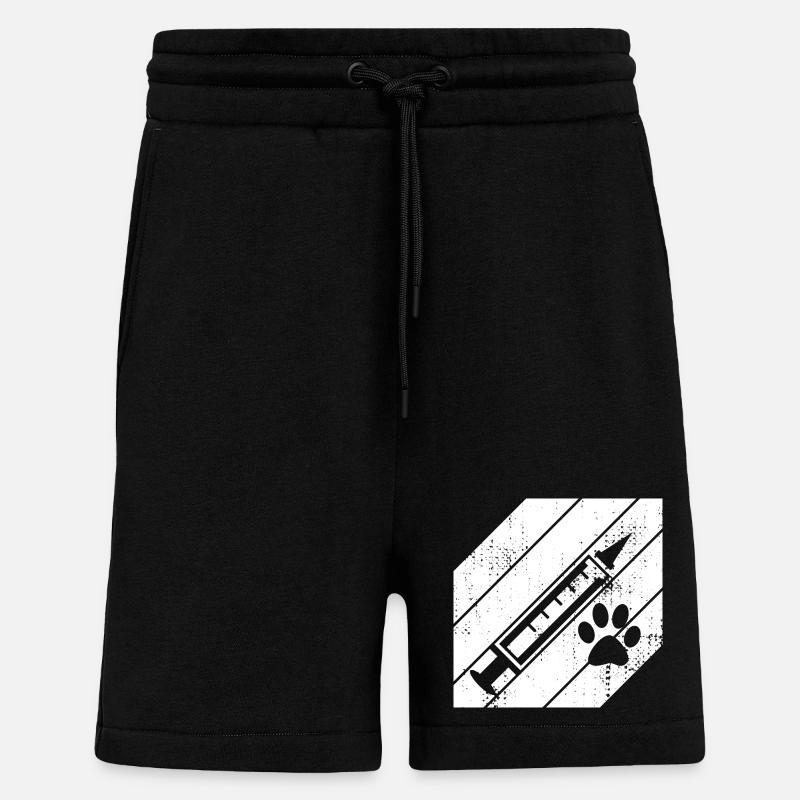 Tierarzt Spritze - Shorts - made by SPREAD - SOLID BLACK
