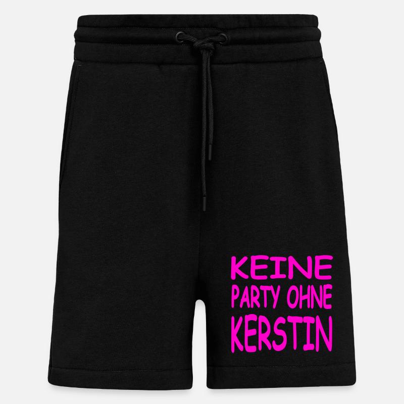 Kerstin - Short bio décontracté fabriqué en UE - SOLID BLACK