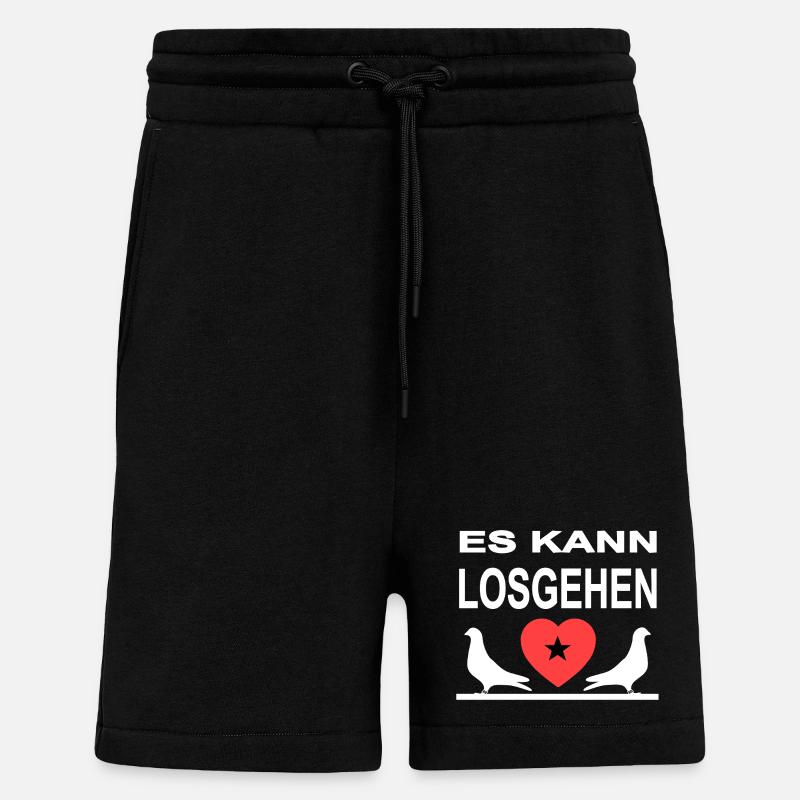 Tauben - Shorts - made by SPREAD - SOLID BLACK