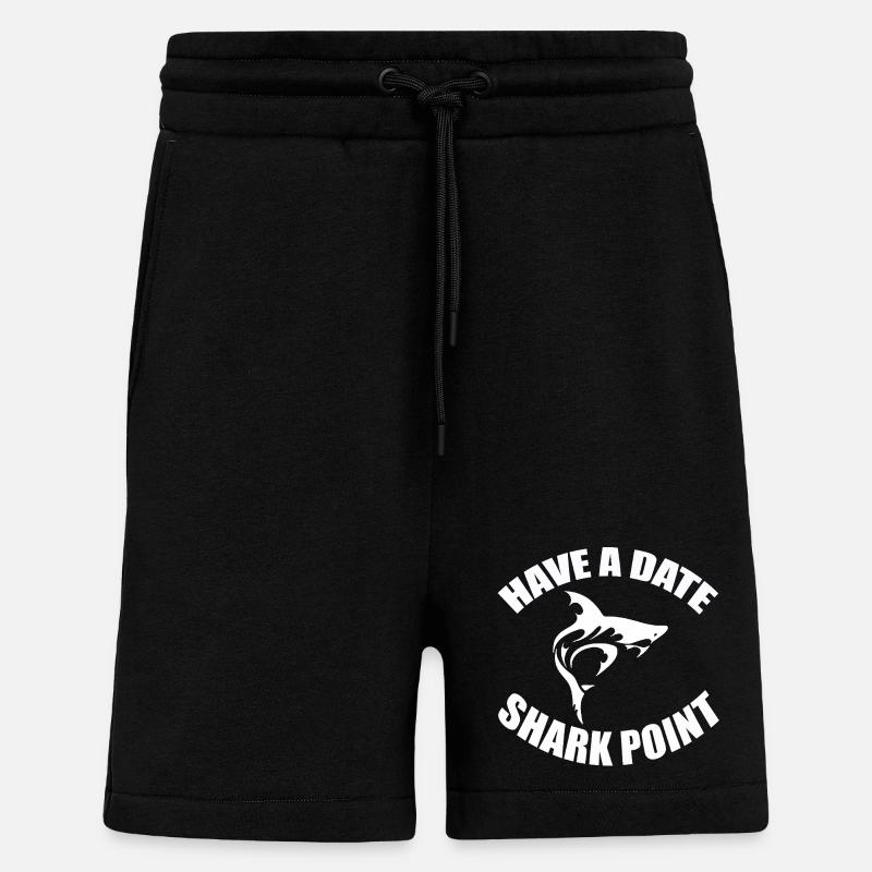 RENDEZ-VOUS GALANT - SHARK POINT - Short bio décontracté fabriqué en UE - SOLID BLACK