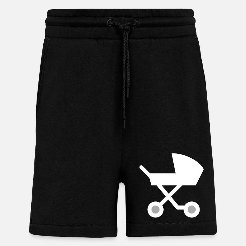 Kinderwagen - Shorts - made by SPREAD - SOLID BLACK