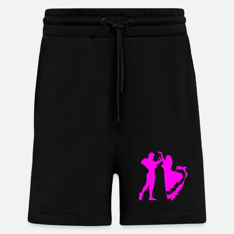 Danser - Short bio décontracté fabriqué en UE - SOLID BLACK