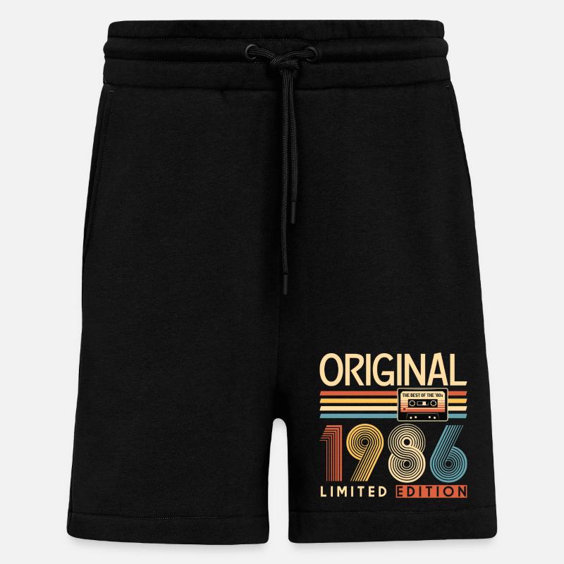 40 years, 40th anniversary - Shorts - made by SPREAD - SOLID BLACK