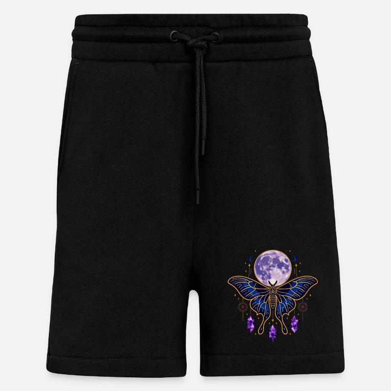 Mystical Celestial Tarot Card Aesthetic - Shorts - made by SPREAD - SOLID BLACK