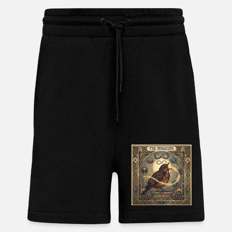 Amsel, der Magier - Shorts - made by SPREAD - SOLID BLACK