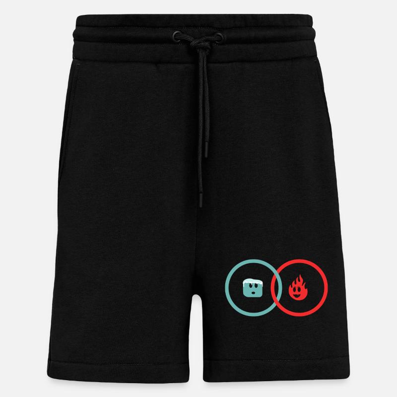 Alchemie - Feuer und Eis - Shorts - made by SPREAD - SOLID BLACK