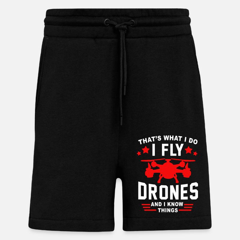Drohne - Shorts - made by SPREAD - SOLID BLACK