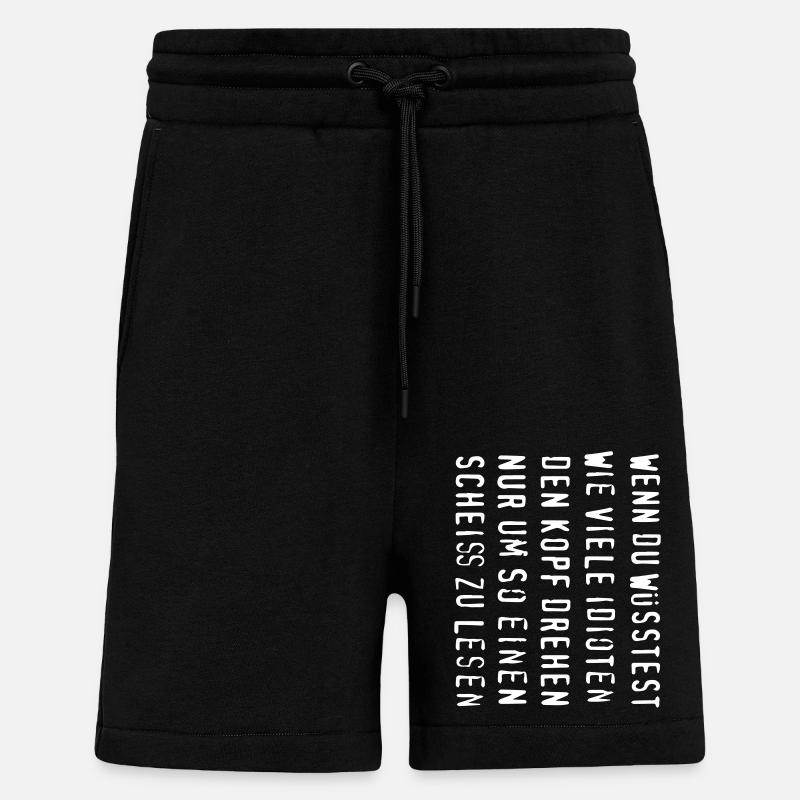 Turn your head - Shorts - made by SPREAD - SOLID BLACK