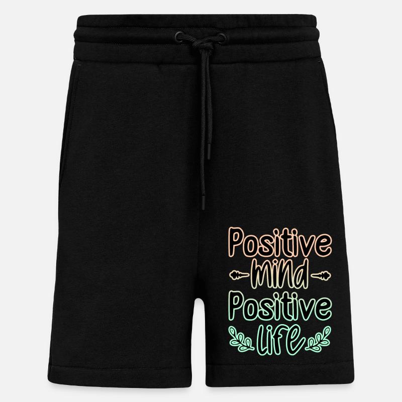 Positiver Geist 🍀 - Shorts - made by SPREAD - SOLID BLACK