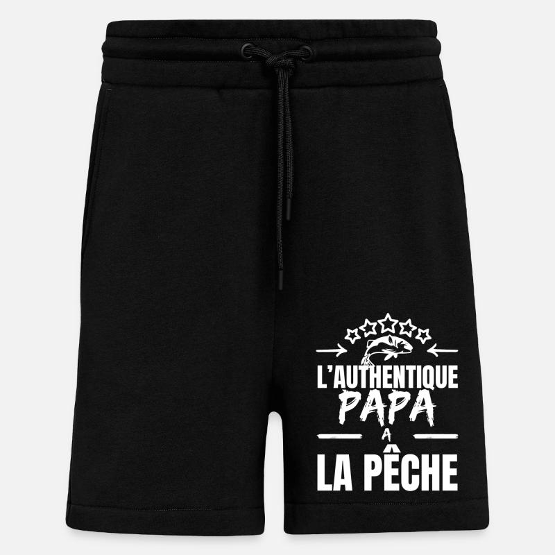 THE AUTHENTIC DAD - Shorts - made by SPREAD - SOLID BLACK