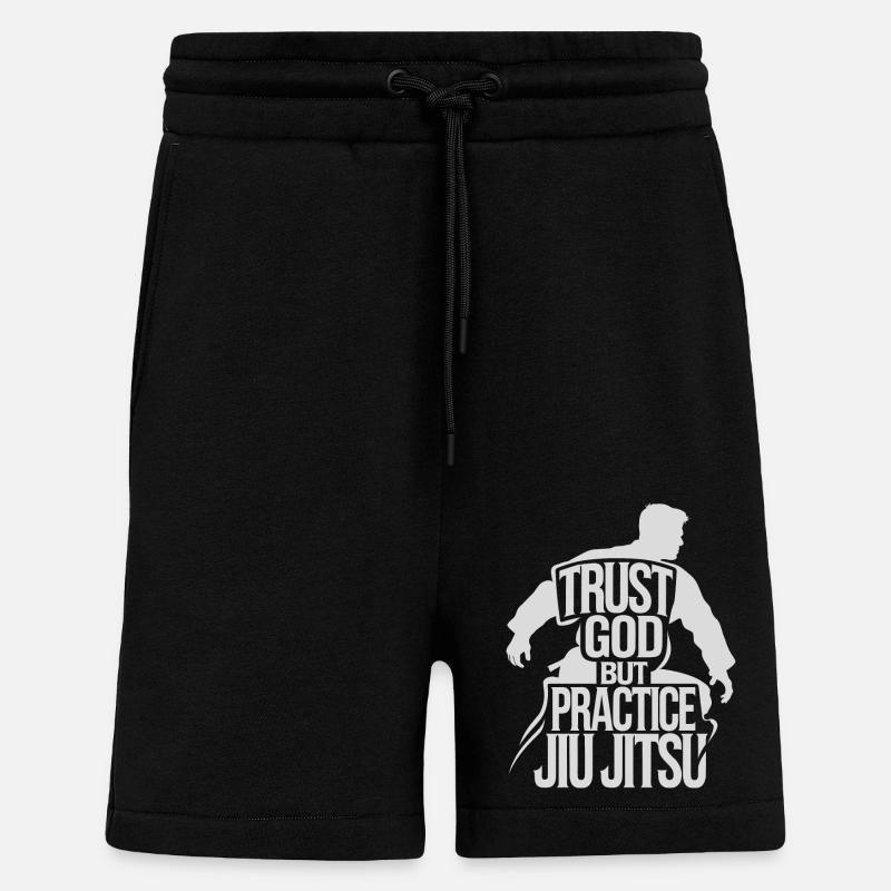 Experience discipline in grappling - Shorts - made by SPREAD - SOLID BLACK