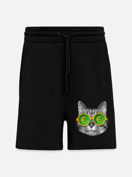 Katzengeldbrille - Shorts - made by SPREAD - SOLID BLACK