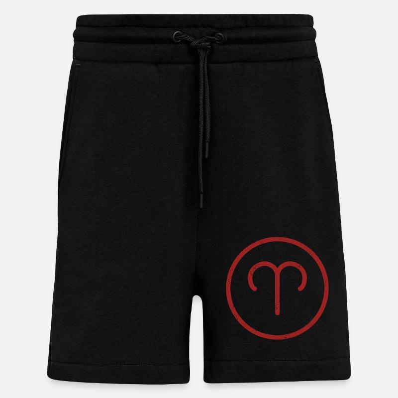 Sternzeichen Widder - Shorts - made by SPREAD - SOLID BLACK