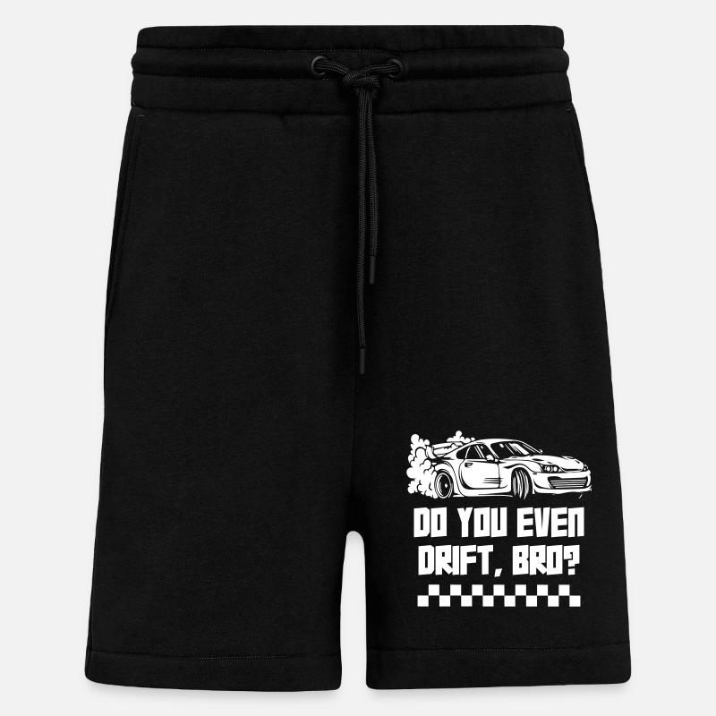 Do You Even Drifting - Shorts - made by SPREAD - SOLID BLACK