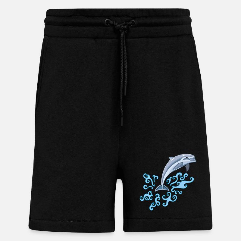 Dauphin - Shorts - made by SPREAD - SOLID BLACK