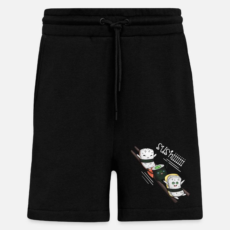 Sushi-Schlitten - Shorts - made by SPREAD - SOLID BLACK