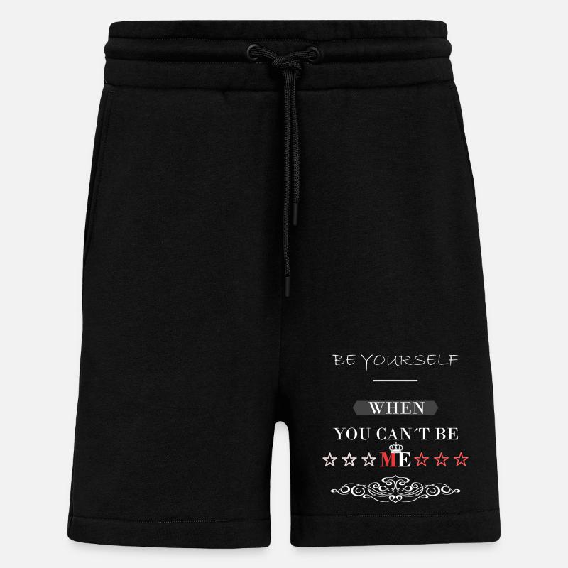 Dictons que vous conceviez - Short bio décontracté fabriqué en UE - SOLID BLACK