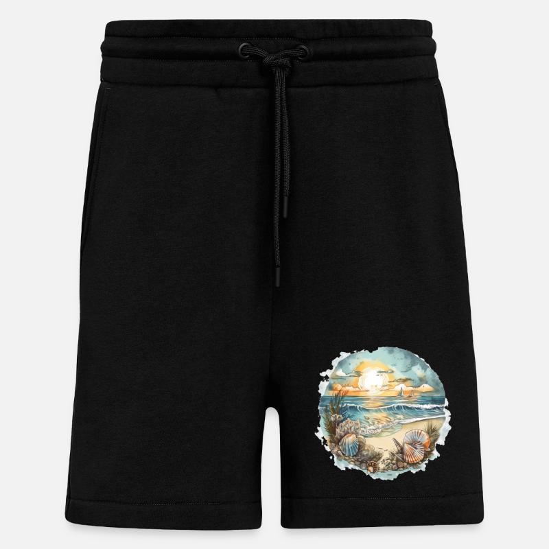Beach Dream - Shorts - made by SPREAD - SOLID BLACK