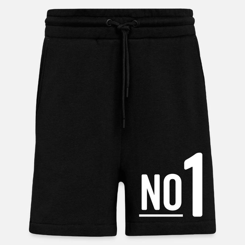 No 1 - Nummer eins - Shorts - made by SPREAD - SOLID BLACK