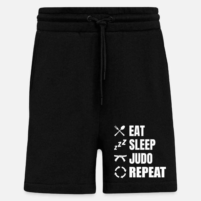 Judo Zeitplan - Shorts - made by SPREAD - SOLID BLACK