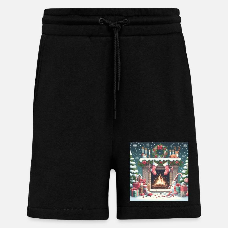 Weihnachts Design 4 - Shorts - made by SPREAD - SOLID BLACK