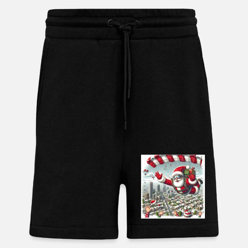 Christmas Design 13 - Shorts - made by SPREAD - SOLID BLACK