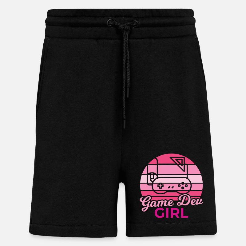 Game Developer - Shorts - made by SPREAD - SOLID BLACK