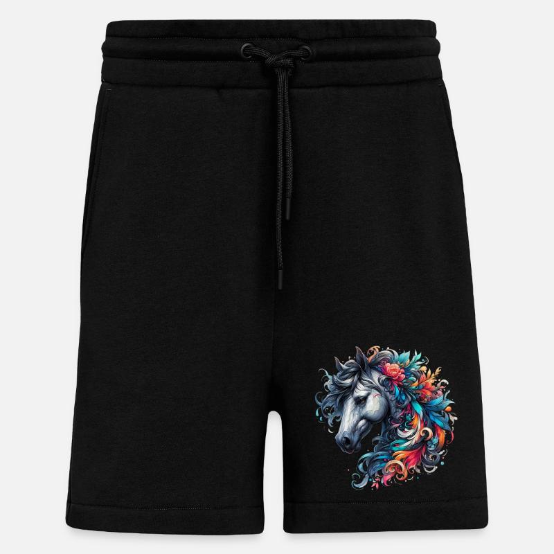 Pferd - Shorts - made by SPREAD - SOLID BLACK