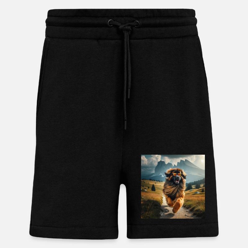 Leonberger Kunst - Shorts - made by SPREAD - SOLID BLACK