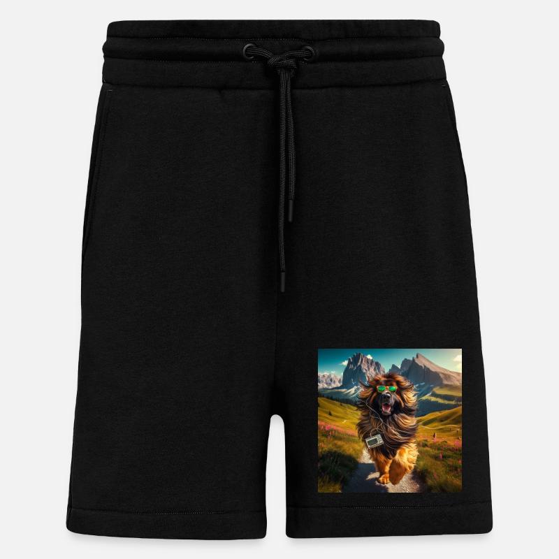 Leonberger Kunst - Shorts - made by SPREAD - SOLID BLACK