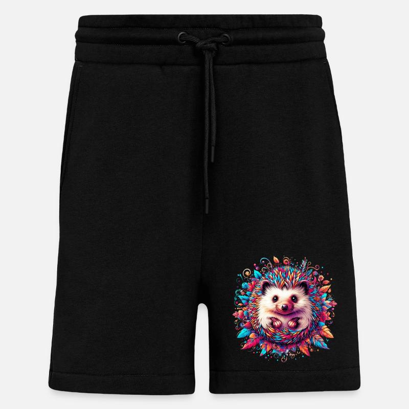Hedgehog - Shorts - made by SPREAD - SOLID BLACK