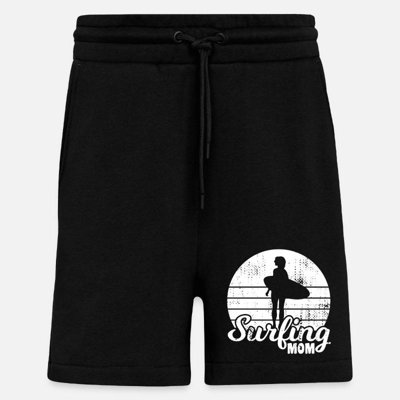 Surfer Mutter - Shorts - made by SPREAD - SOLID BLACK
