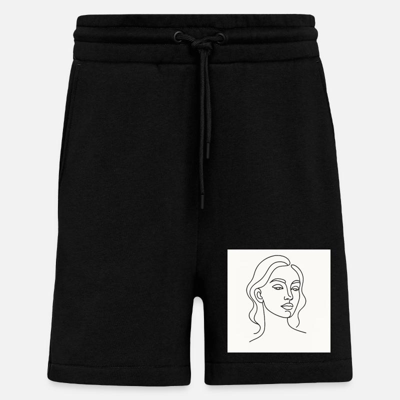 Die gezeichnete Lady - Shorts - made by SPREAD - SOLID BLACK