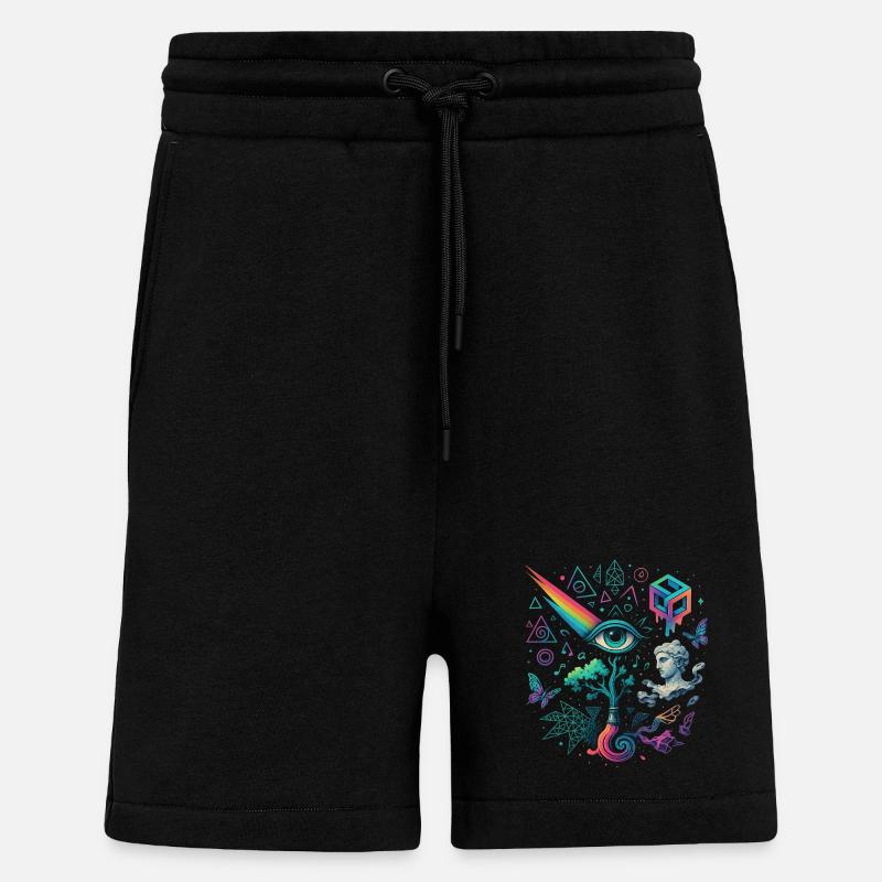 Gedankenblüte - Shorts - made by SPREAD - SOLID BLACK