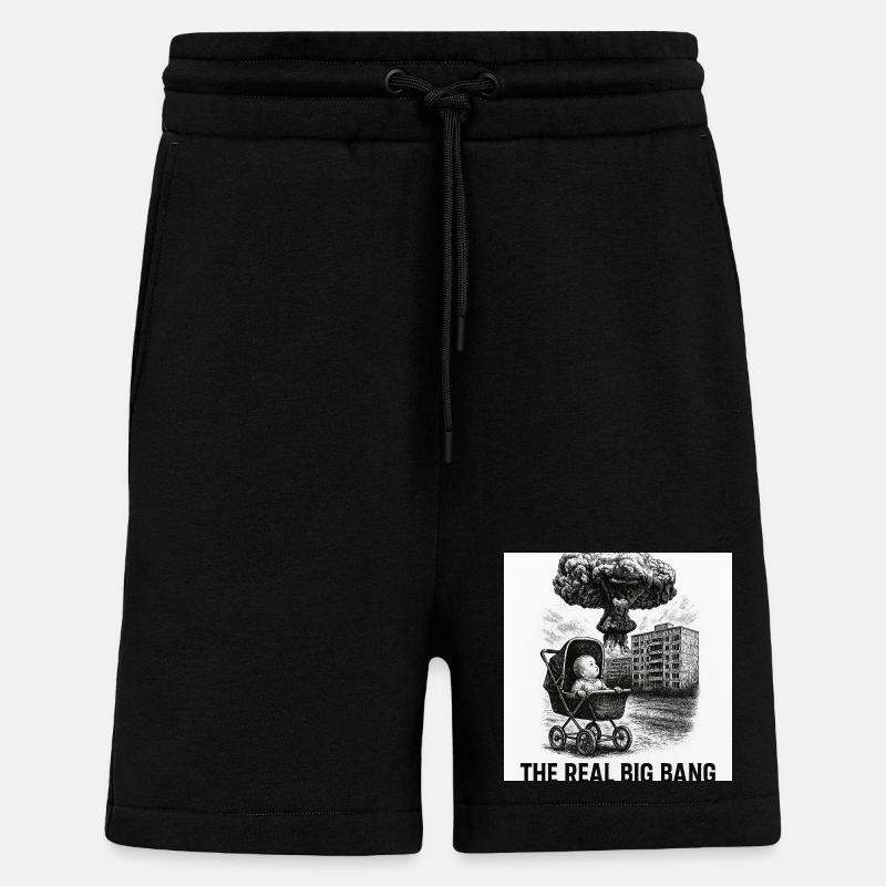 Marques - Short bio décontracté fabriqué en UE - SOLID BLACK