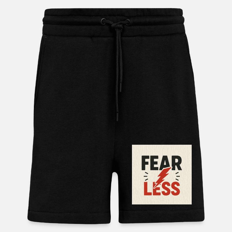 Motivierendes Power-Shock-Design - Shorts - made by SPREAD - SOLID BLACK