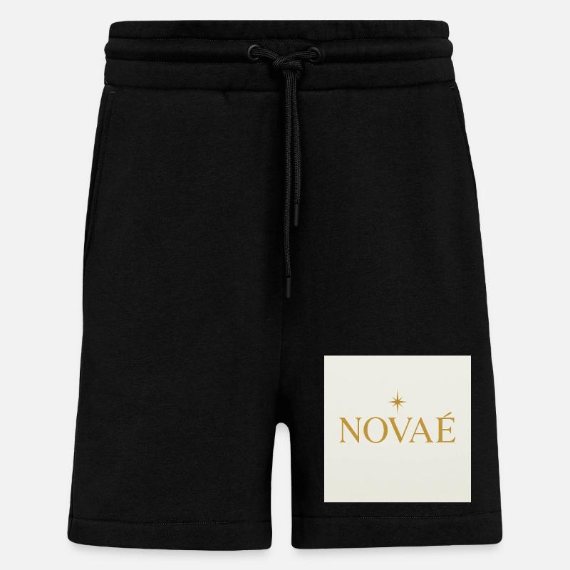 Novaé - Short bio décontracté fabriqué en UE - SOLID BLACK