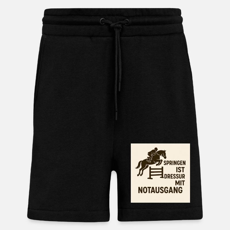 Ausbruchssprung Reiterwitz - Shorts - made by SPREAD - SOLID BLACK