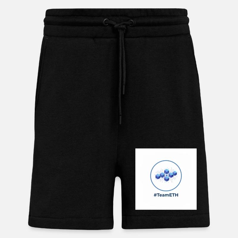 TeamETH Knoten Netzwerk - Shorts - made by SPREAD - SOLID BLACK
