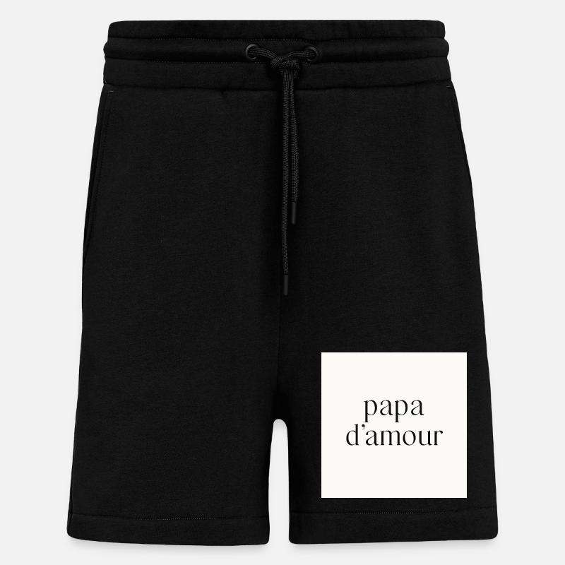 Papa der Liebe - Shorts - made by SPREAD - SOLID BLACK