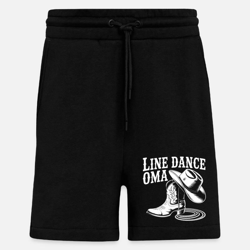 Line Dance Oma Cowboy Boots - Shorts - made by SPREAD - SOLID BLACK