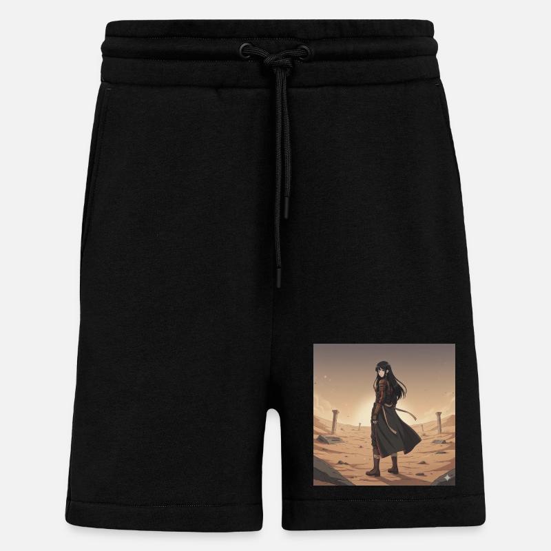 Dünenkrieger — Schwarze Rüstung - Shorts - made by SPREAD - SOLID BLACK