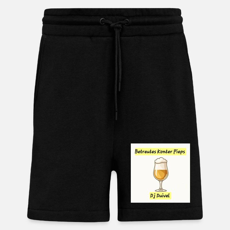 Konter Pieps trinken  - Shorts - made by SPREAD - SOLID BLACK