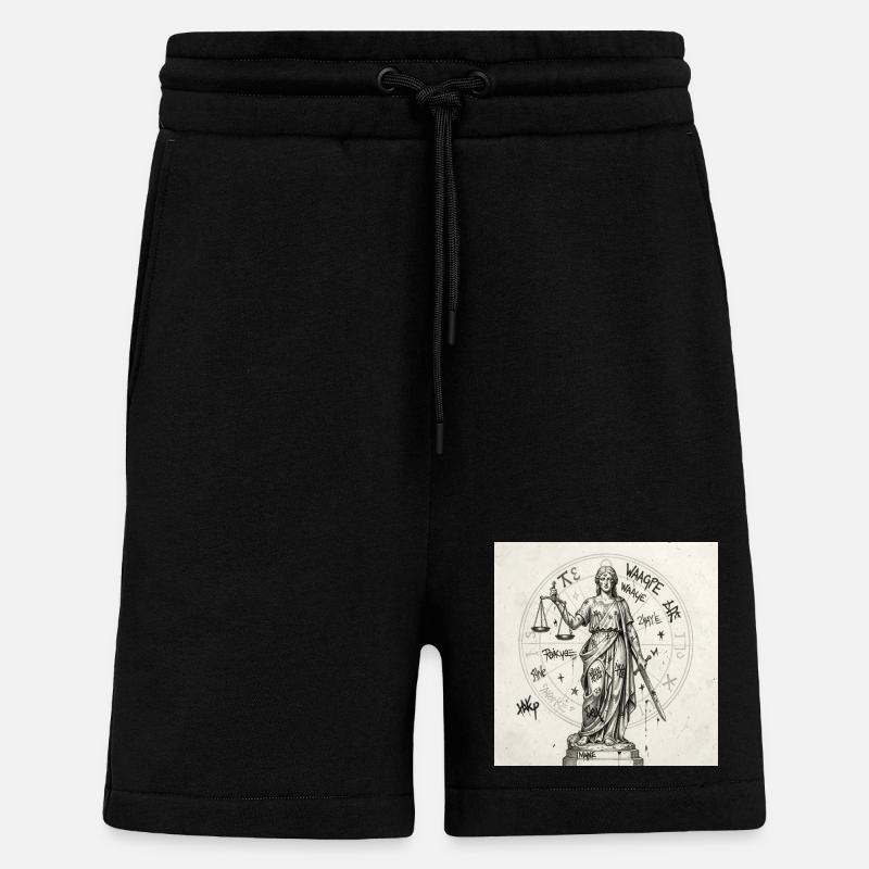 Sternzeichen Waage - Shorts - made by SPREAD - SOLID BLACK