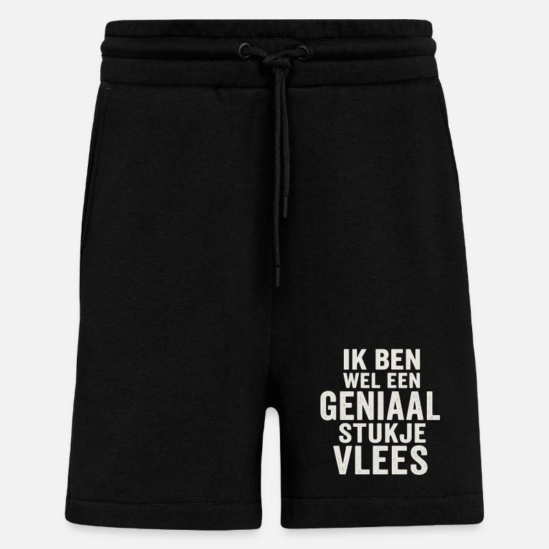 Genialer Fleisch-Tippfehler - Shorts - made by SPREAD - SOLID BLACK