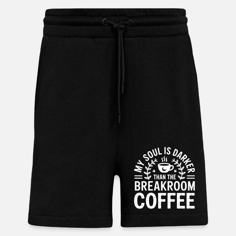 Darker Soul Breakthrough Kaffee - Shorts - made by SPREAD - SOLID BLACK