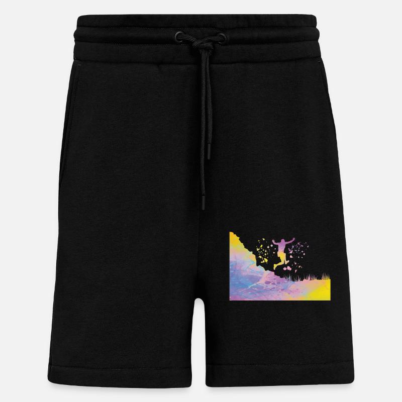 Trail Runner Cross Trail Bergläufer - Shorts - made by SPREAD - SOLID BLACK