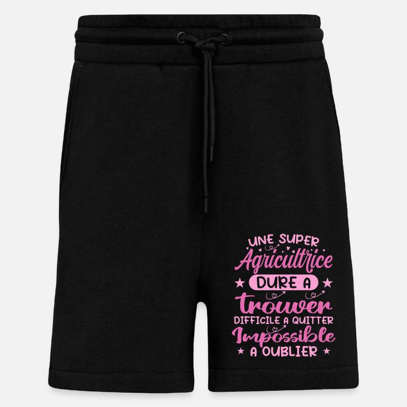 Ein Superbauer - Bauerngeschenk - Shorts - made by SPREAD - SOLID BLACK